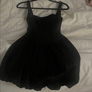 Alex and Sophia Macy’s Balloon Square Neck Mini Dress